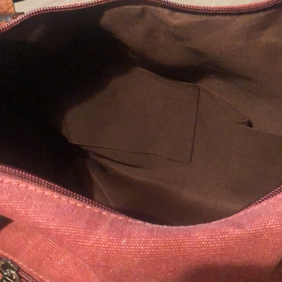 Women's Canvas K2 Handbag Vintage Large Pocket Shoulder Bag Hobo NWOT - Picture 7 of 8